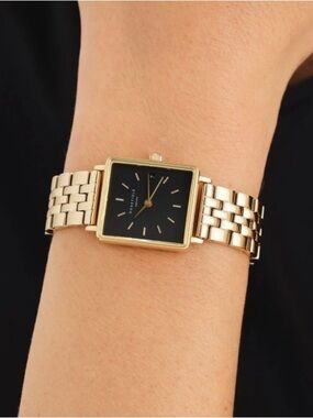 Rosefield Boxy XS Black Gold - Excellent Condition